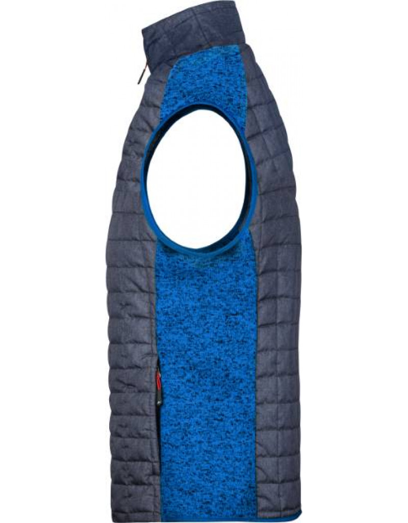 Vestă hibridă tricotată pentru bărbați